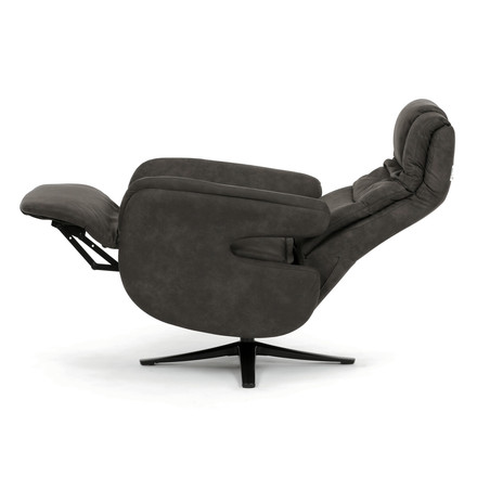 Polohovací křeslo Autronic elektrické zabudované ovládání, funkce zero gravity, šedá, látka vintage, TV-C5590 SIL3 (7)