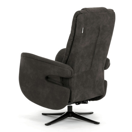 Polohovací křeslo Autronic elektrické zabudované ovládání, funkce zero gravity, šedá, látka vintage, TV-C5590 SIL3 (8)