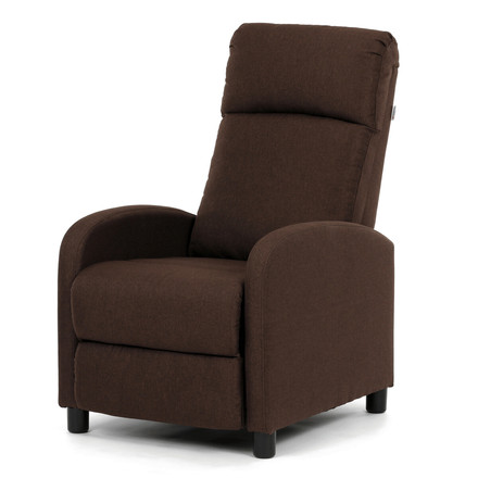 Polohovací křeslo Autronic hnědá, látka, TV-W3397 BR2