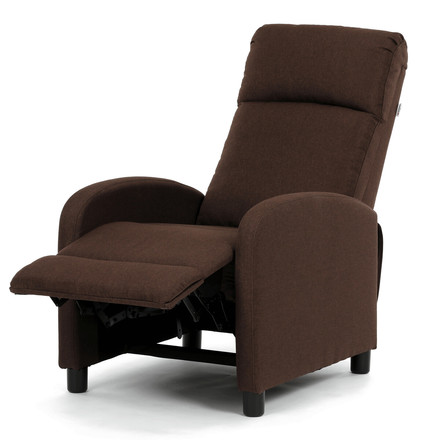 Polohovací křeslo Autronic hnědá, látka, TV-W3397 BR2 (3)