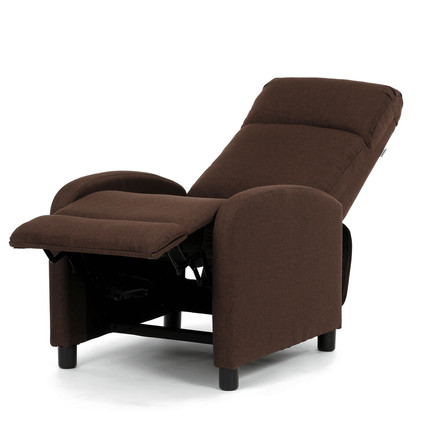 Polohovací křeslo Autronic hnědá, látka, TV-W3397 BR2 (4)
