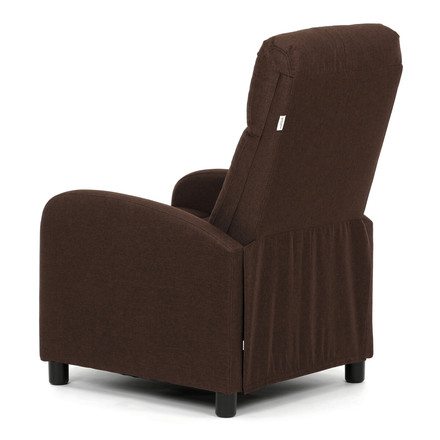 Polohovací křeslo Autronic hnědá, látka, TV-W3397 BR2 (8)