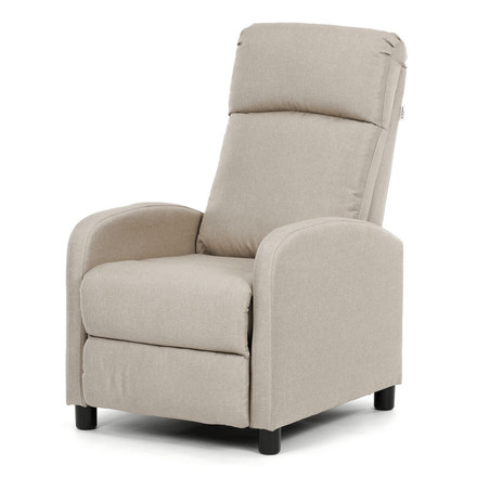 Polohovací křeslo Autronic béžová, látka, TV-W3397 CRM2