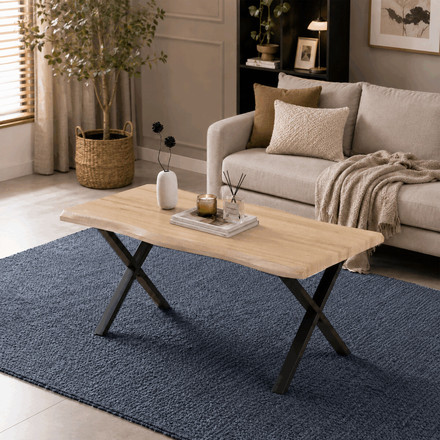 Konferenční stolek Autronic 60x120cm, mdf, přírodní, CT-F4312 OAK (1)