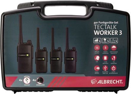 Radiopřijímač Albrecht Tectalk Worker 3, hard case 4pc (11)