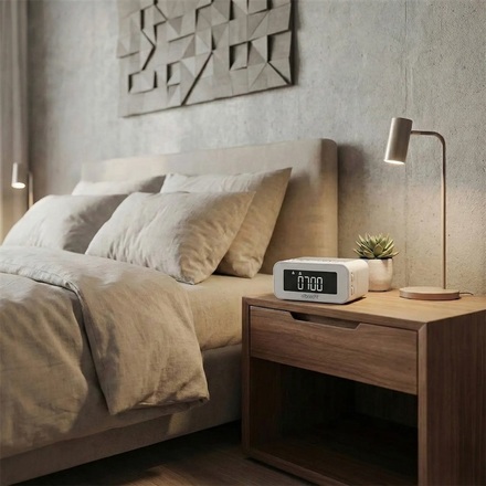 Radiobudík Albrecht DR 451 DAB+ alarm clock, bílý (4)