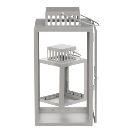 Lucerna kovová Autronic tenké šedé rámy, cena za sadu 2 ks (JS462 GREY) (4)