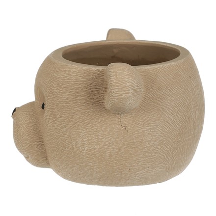 Obal betonový Autronic medvědí hlava, vel. M, barva hnědá (BCO1043-M) (2)