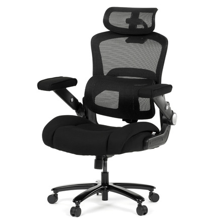 Kancelářská židle Autronic houpací mechanismus, černá látka, KA-N1313 BK