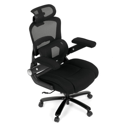 Kancelářská židle Autronic houpací mechanismus, černá látka, KA-N1313 BK (10)
