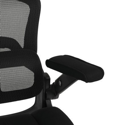 Kancelářská židle Autronic houpací mechanismus, černá látka, KA-N1313 BK (13)