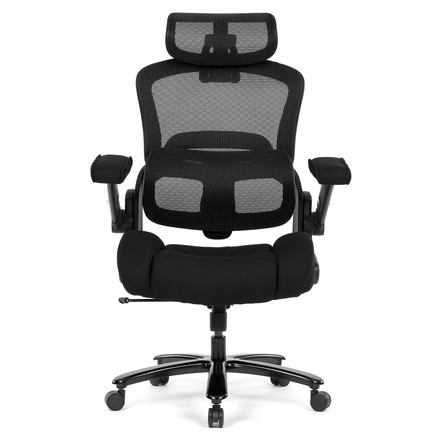 Kancelářská židle Autronic houpací mechanismus, černá látka, KA-N1313 BK (2)