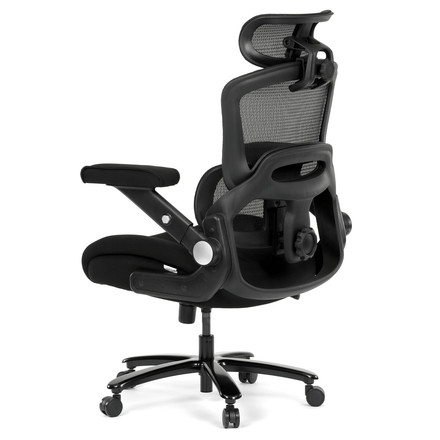 Kancelářská židle Autronic houpací mechanismus, černá látka, KA-N1313 BK (4)