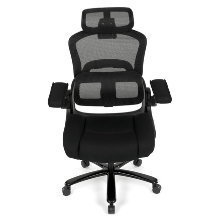 Kancelářská židle Autronic houpací mechanismus, černá látka, KA-N1313 BK (7)