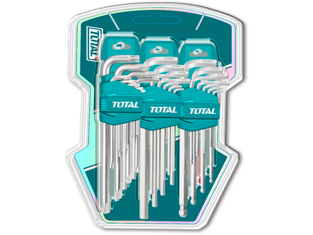 Klíče imbus a torx Total THT106KT0271 sada 27ks, S2 ocel, industrial (2)