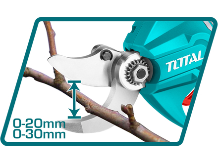 Aku nůžky na větve Total TSSLI203083 Brushless, 20V Li-ion, 2000mAh, industrial, 1ks baterie a nabíječky (1)