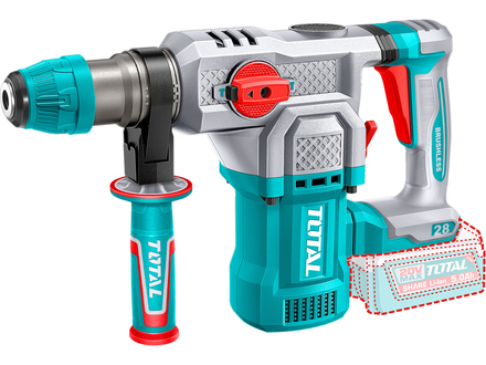 Aku vrtací kladivo Total TRHLI20286 SDS Plus, Brushless, 20V Li-ion, 2000mAh, 4,5J, industrial, bez baterie a nabíječky