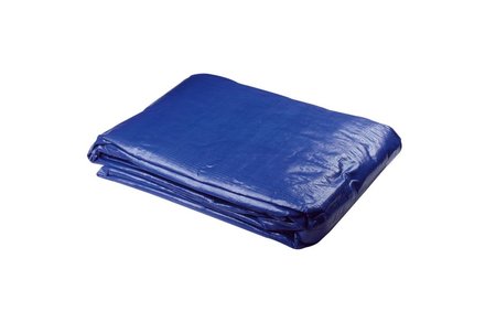 Plachta zakrývací Enpro 720765 PROFI, 5 x 6 m, 140 g/m², modro - stříbrná