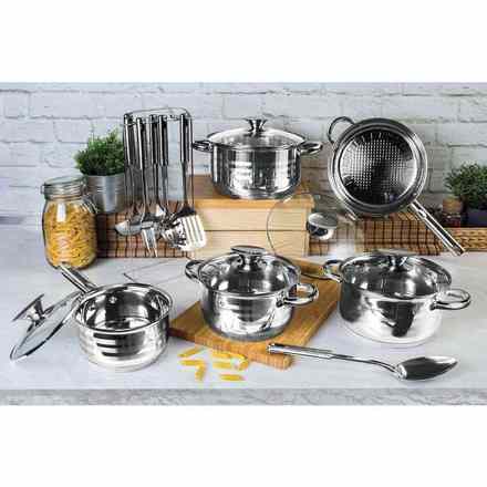 Sada nádobí Blaumann BL-3133 nerez 17 ks Jumbo Gourmet Line (2)
