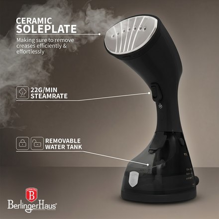 Napařovač oděvů Berlingerhaus BH-9931 Matte Black Collection (9)