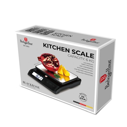 Kuchyňská váha Berlingerhaus BH-9913 digitální 6 kg Black Rose Collection (5)
