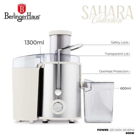 Odšťavňovač Berlingerhaus BH-9829 500 W Sahara Collection (5)