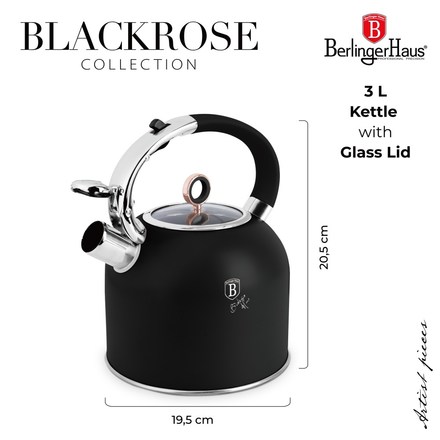 Konvice se skleněným víkem Berlingerhaus BH-8920 3 l Black Rose Collection (8)