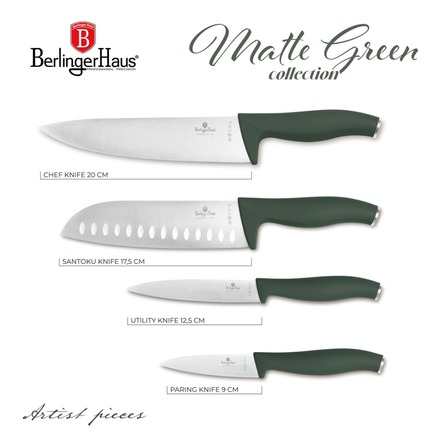 Sada nožů Berlingerhaus BH-3139 nerez 4 ks Matte Green Collection (10)
