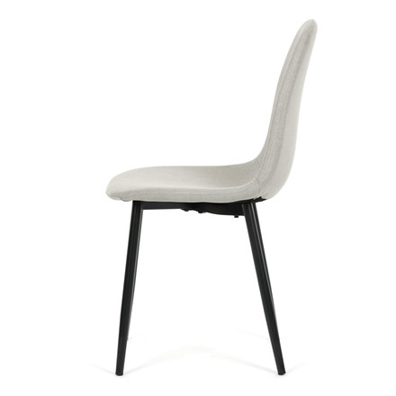 Moderní jídelní židle Autronic krémová, látka, CT-V2972 CRM2 (3)