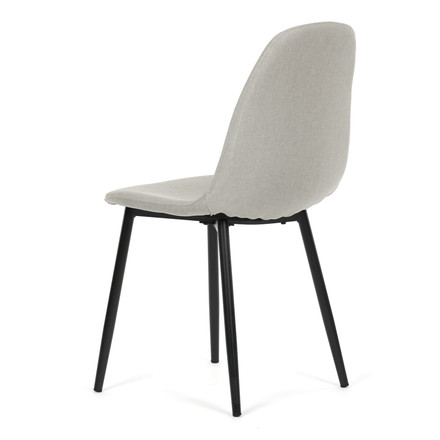 Moderní jídelní židle Autronic krémová, látka, CT-V2972 CRM2 (4)