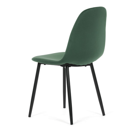 Moderní jídelní židle Autronic zelená, sametová látka, CT-V2971 GRN4 (4)
