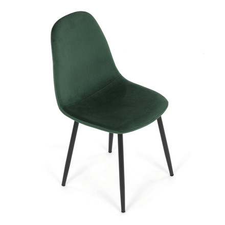 Moderní jídelní židle Autronic zelená, sametová látka, CT-V2971 GRN4 (8)