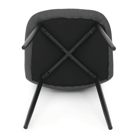 Moderní jídelní židle Autronic šedá, látka, CT-V2972 GREY2 (12)