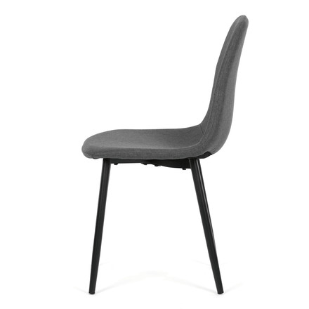 Moderní jídelní židle Autronic šedá, látka, CT-V2972 GREY2 (3)
