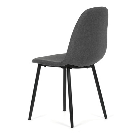 Moderní jídelní židle Autronic šedá, látka, CT-V2972 GREY2 (4)