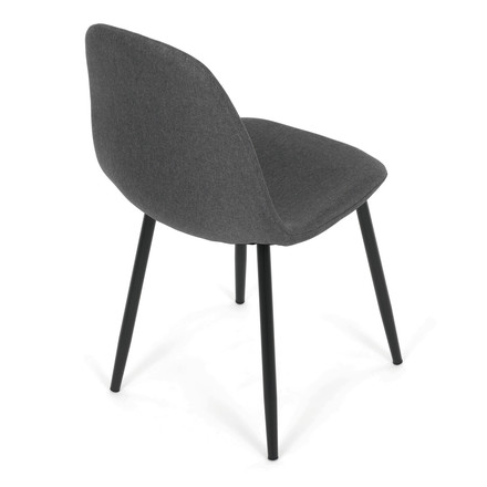 Moderní jídelní židle Autronic šedá, látka, CT-V2972 GREY2 (6)