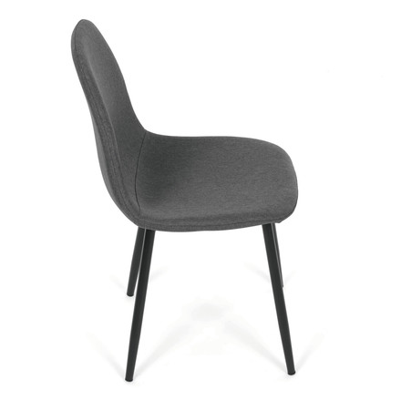 Moderní jídelní židle Autronic šedá, látka, CT-V2972 GREY2 (7)