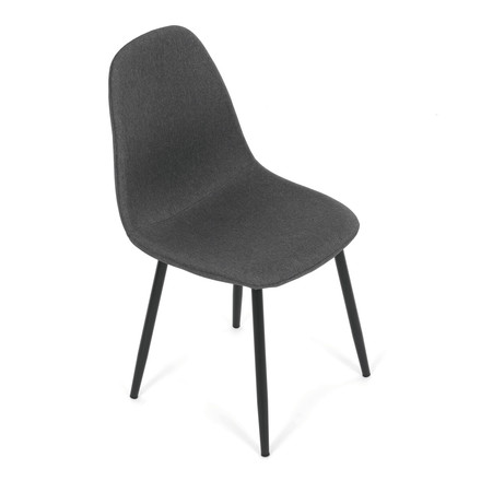 Moderní jídelní židle Autronic šedá, látka, CT-V2972 GREY2 (8)