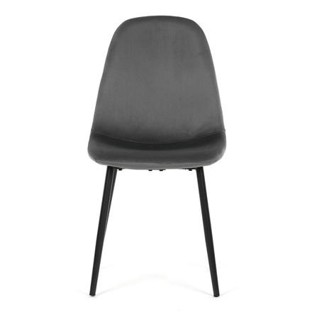 Moderní jídelní židle Autronic šedá, sametová látka, CT-V2971 GREY4 (2)
