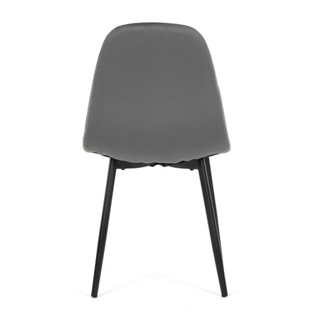 Moderní jídelní židle Autronic šedá, sametová látka, CT-V2971 GREY4 (5)