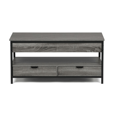 Konferenční stolek Autronic 100x50x48cm, mdf, šedý dub, CT-I1201 GREY (2)
