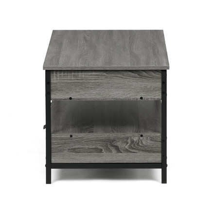 Konferenční stolek Autronic 100x50x48cm, mdf, šedý dub, CT-I1201 GREY (4)