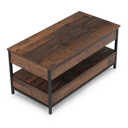 Konferenční stolek Autronic 100x50x48cm, mdf, old wood, CT-I1201 OLW2 (6)