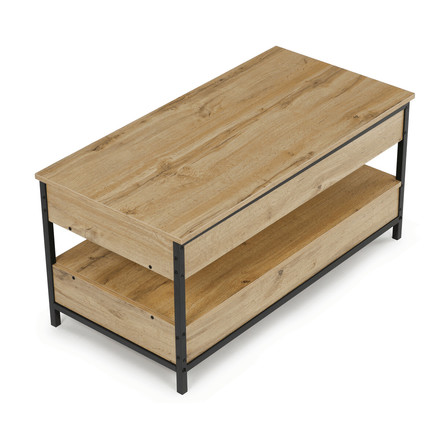 Konferenční stolek Autronic 100x50x48cm, mdf, dub, CT-I1201 OAK (6)