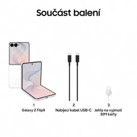 Mobilní telefon Samsung Galaxy Z Flip8 5G 256GB Cream (5)