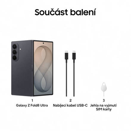 Mobilní telefon Samsung Z Fold 8 Ultra 5G 512GB Graphite (3)
