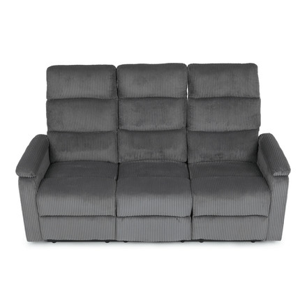 Sedací souprava Autronic polohovací, šedá, manšestrová látka, ASD-C5981 GREY6 (8)