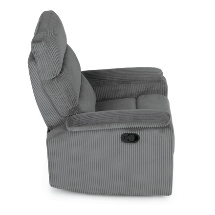 Sedací souprava Autronic polohovací, šedá, manšestrová látka, ASD-C5981 GREY6 (12)