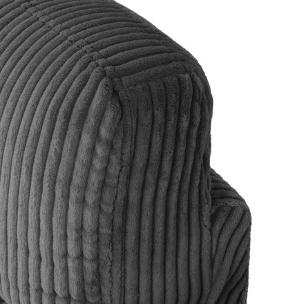 Sedací souprava Autronic polohovací, šedá, manšestrová látka, ASD-C5981 GREY6 (14)