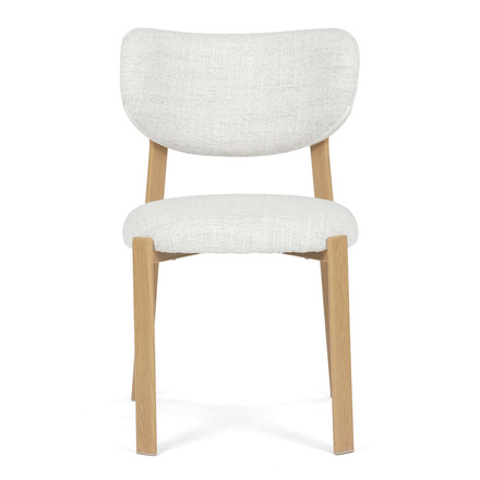 Moderní jídelní židle Autronic hnědá, látka, HC-L3125 OAK (2)